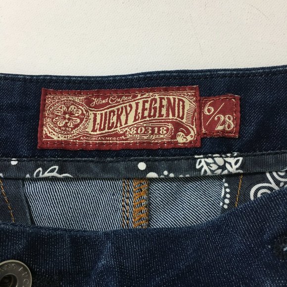 Lucky Legend Trouser Jeans Straight Leg Size 6/28 - Picture 7 of 12
